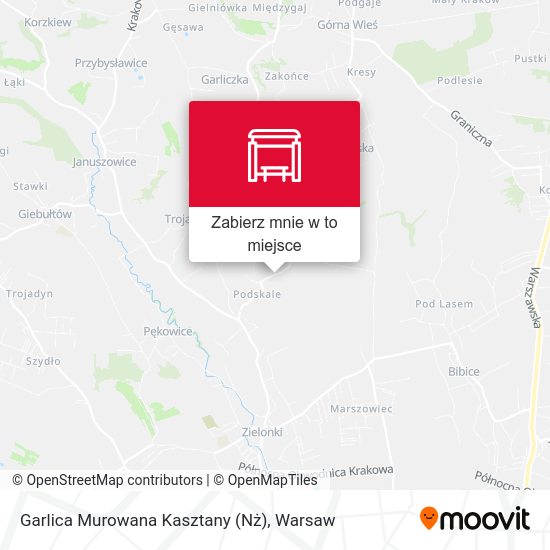 Mapa Garlica Murowana Kasztany (Nż)