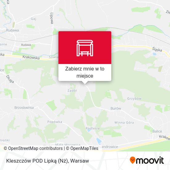 Mapa Kleszczów POD Lipką (Nż)