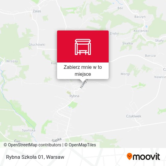 Mapa Rybna Szkoła