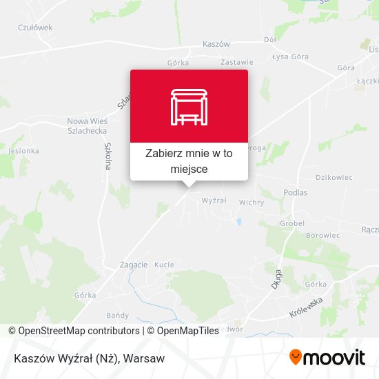 Mapa Kaszów Wyźrał (Nż)