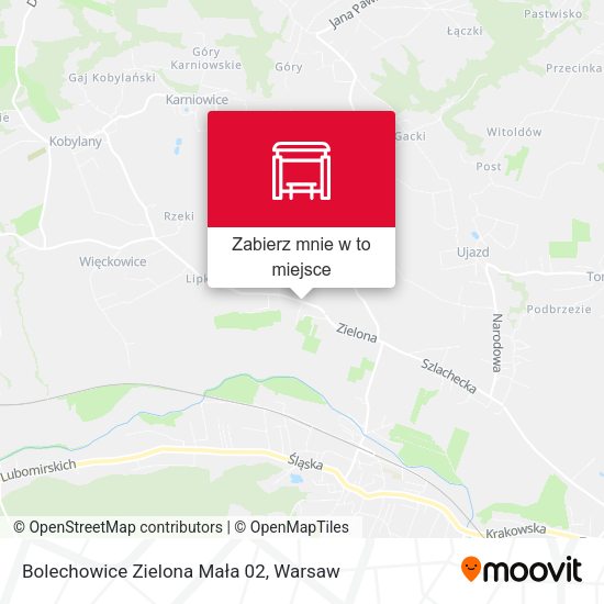 Mapa Bolechowice Zielona Mała 02