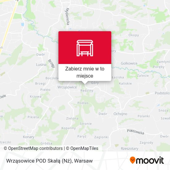 Mapa Wrząsowice POD Skałą (Nż)