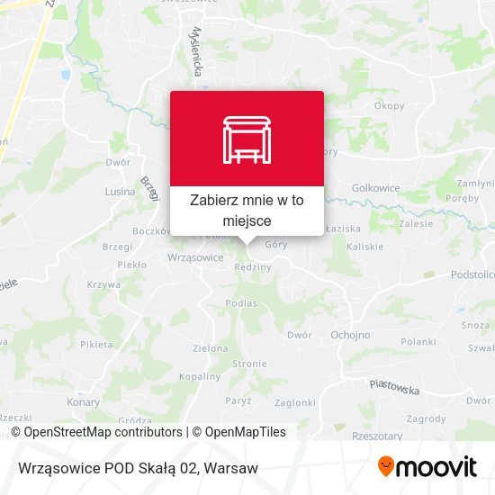 Mapa Wrząsowice POD Skałą 02