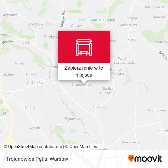 Mapa Trojanowice Pętla