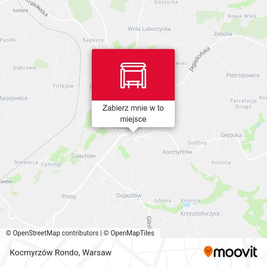 Mapa Kocmyrzów Rondo