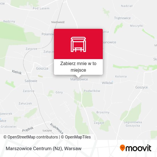 Mapa Marszowice Centrum (Nż)