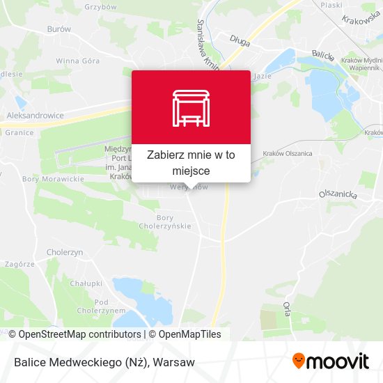 Mapa Balice Medweckiego (Nż)