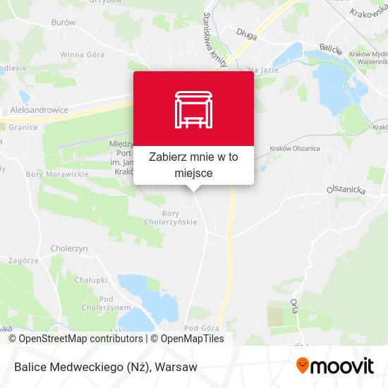 Mapa Balice Medweckiego (Nż)