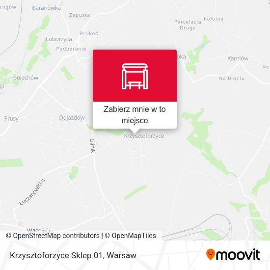 Mapa Krzysztoforzyce Sklep (Nż)