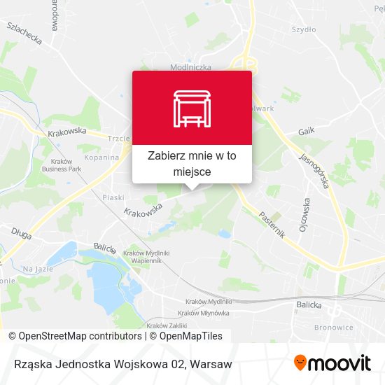 Mapa Rząska Jednostka Wojskowa 02