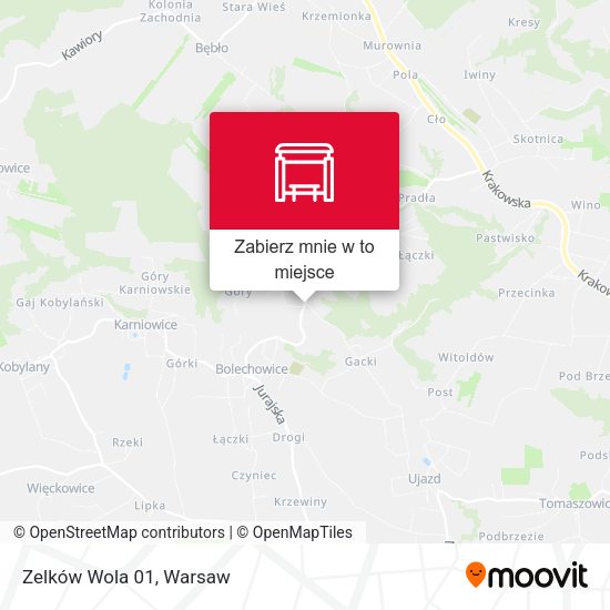 Mapa Zelków Wola 01