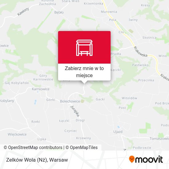 Mapa Zelków Wola (Nż)