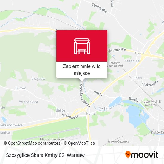 Mapa Szczyglice Skała Kmity 02