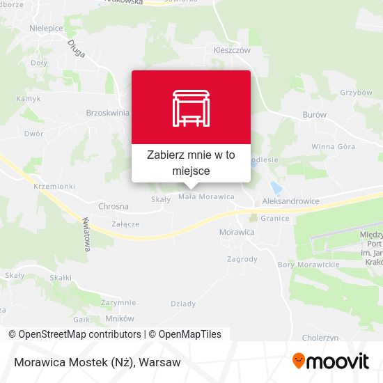 Mapa Morawica Mostek (Nż)