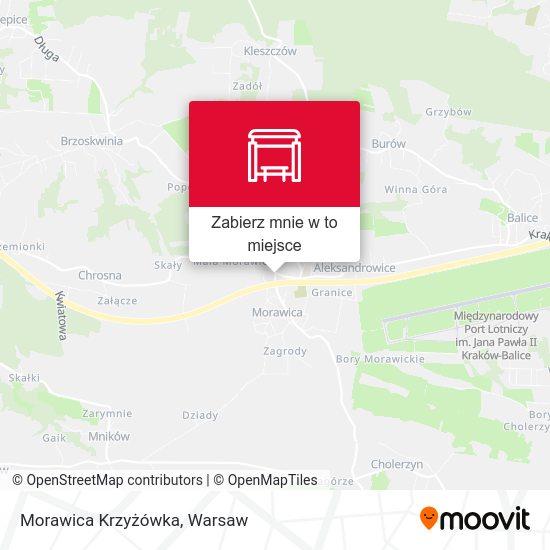 Mapa Morawica Krzyżówka