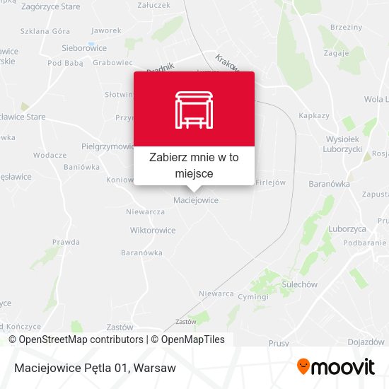 Mapa Maciejowice Pętla 01