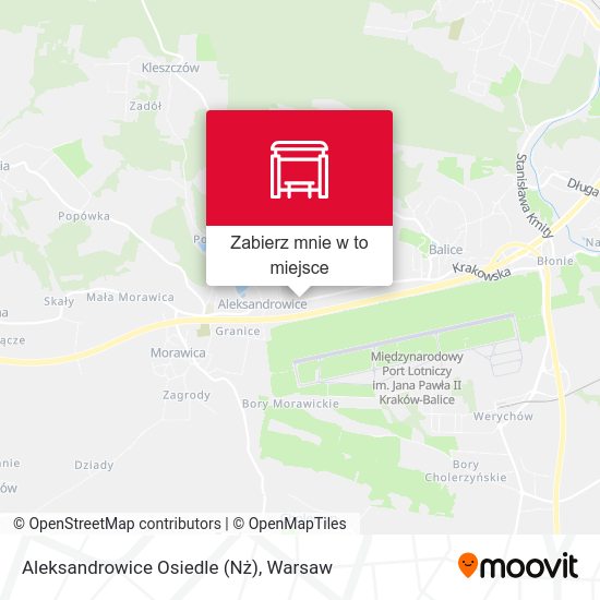 Mapa Aleksandrowice Osiedle (Nż)