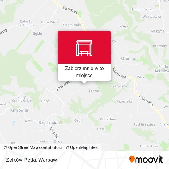 Mapa Zelków Pętla