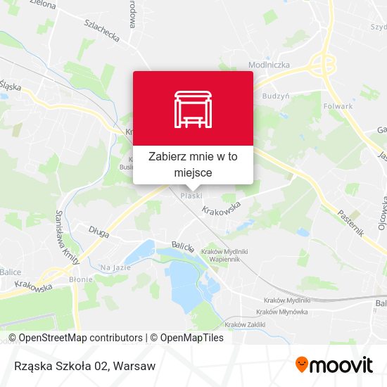 Mapa Rząska Szkoła