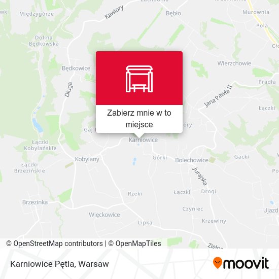 Mapa Karniowice Pętla