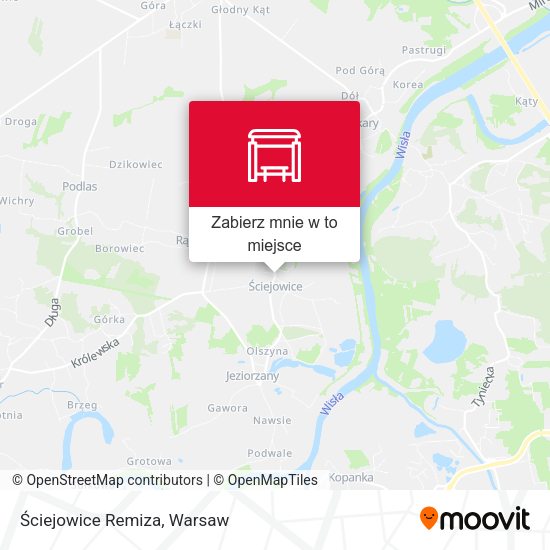 Mapa Ściejowice Remiza