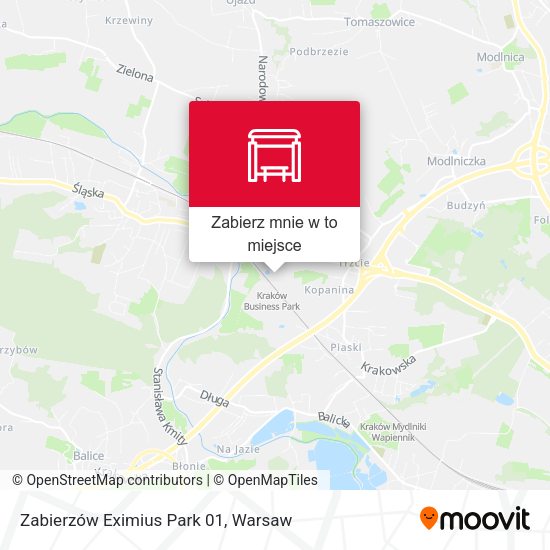 Mapa Zabierzów Eximius Park 01