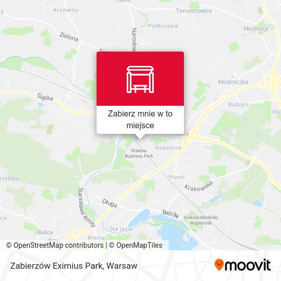 Mapa Zabierzów Eximius Park