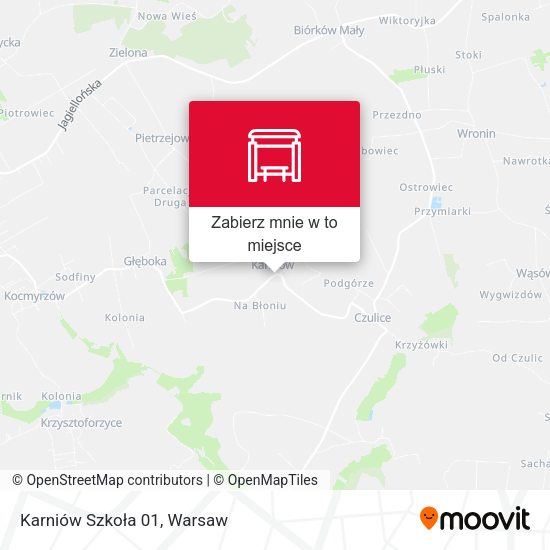 Mapa Karniów Szkoła 01