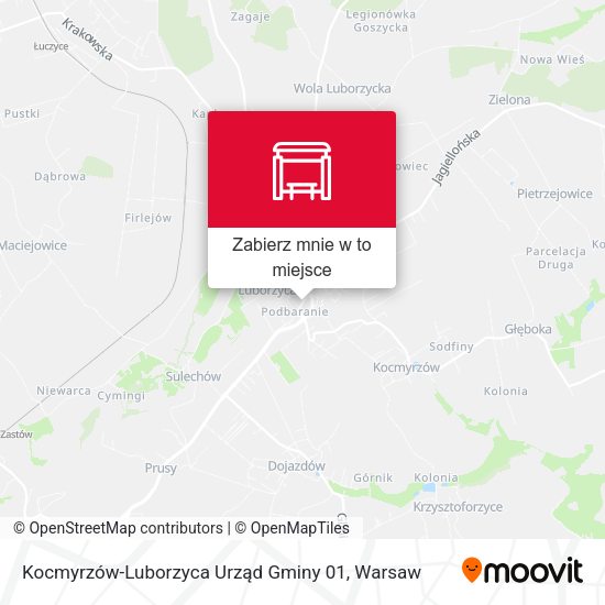 Mapa Kocmyrzów-Luborzyca Urząd Gminy