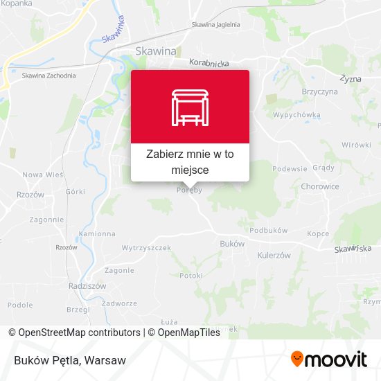 Mapa Buków Pętla