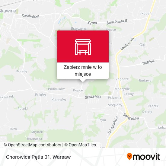 Mapa Chorowice Pętla