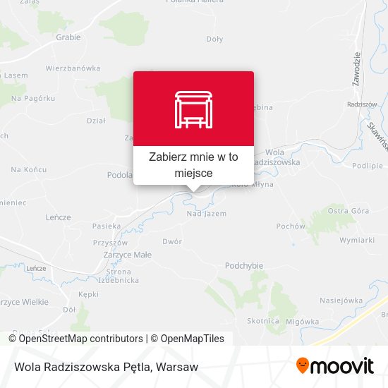 Mapa Wola Radziszowska Pętla