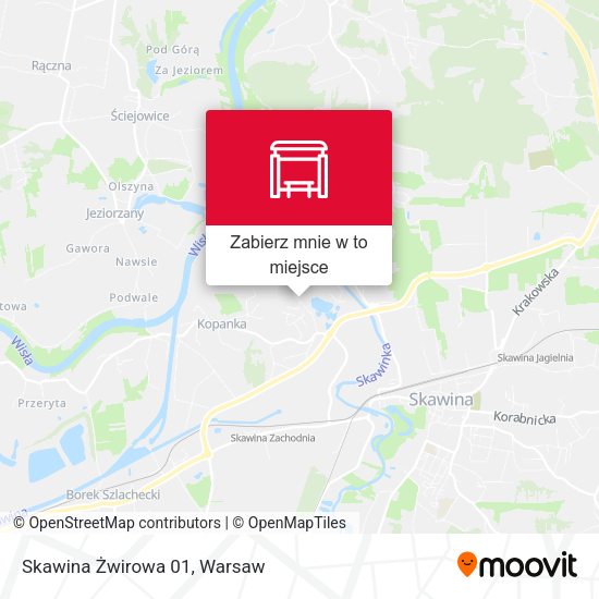 Mapa Skawina Żwirowa 01