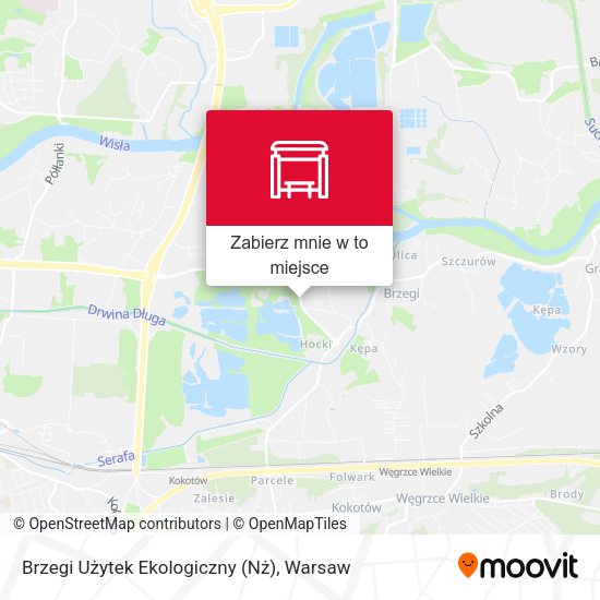 Mapa Brzegi Użytek Ekologiczny (Nż)