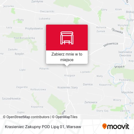 Mapa Krasieniec Zakupny POD Lipą 01