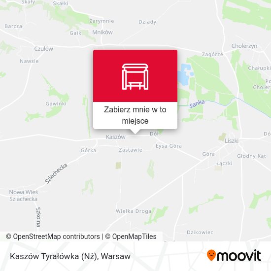 Mapa Kaszów Tyrałówka (Nż)