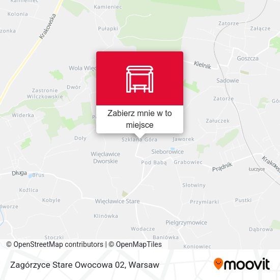 Mapa Zagórzyce Stare Owocowa 02