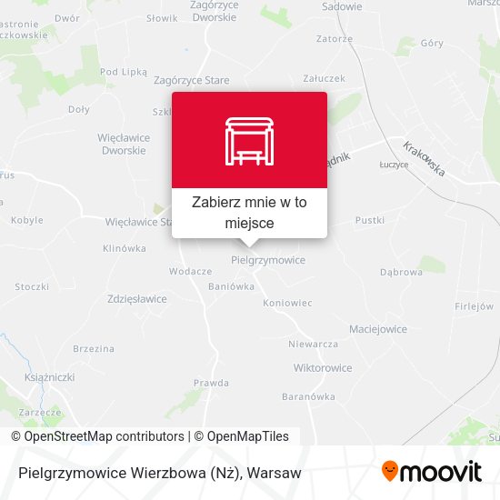 Mapa Pielgrzymowice Wierzbowa (Nż)