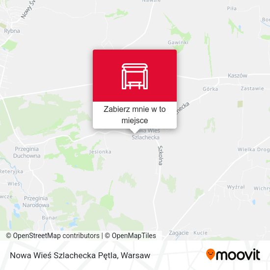 Mapa Nowa Wieś Szlachecka Pętla