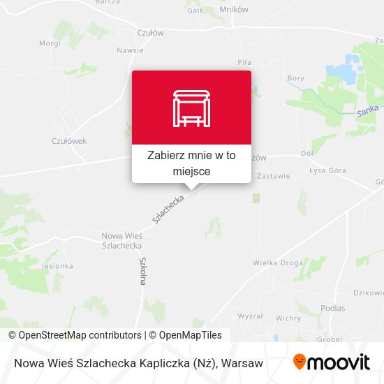 Mapa Nowa Wieś Szlachecka Kapliczka (Nż)