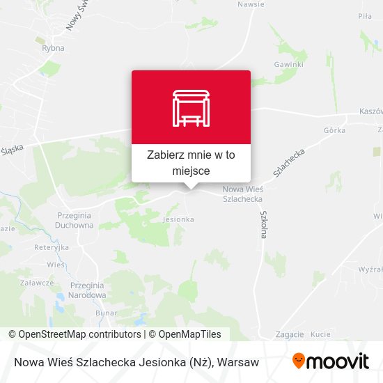 Mapa Nowa Wieś Szlachecka Jesionka (Nż)