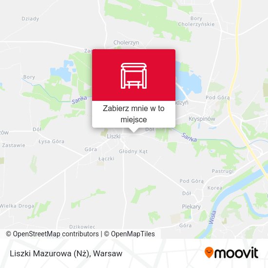 Mapa Liszki Mazurowa (Nż)