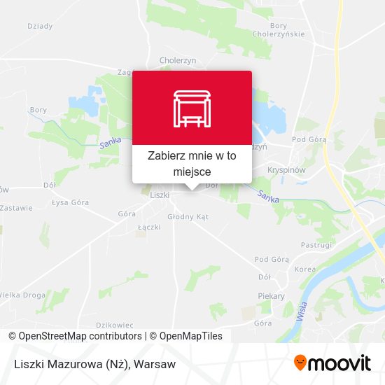 Mapa Liszki Mazurowa (Nż)