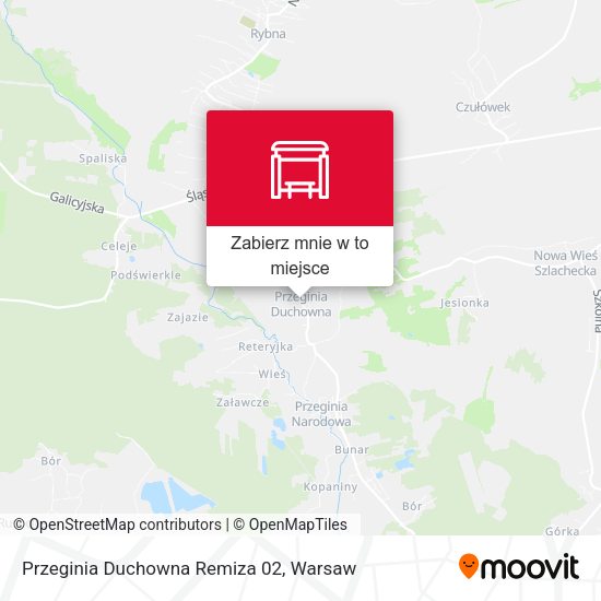 Mapa Przeginia Duchowna Remiza