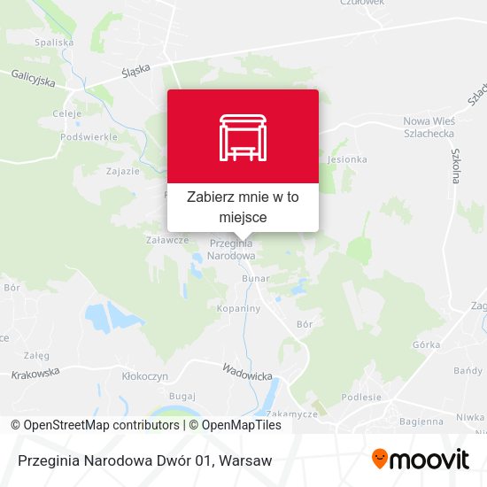 Mapa Przeginia Narodowa Dwór 01