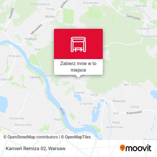 Mapa Kamień Remiza