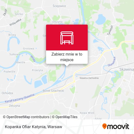 Mapa Kopanka Ofiar Katynia