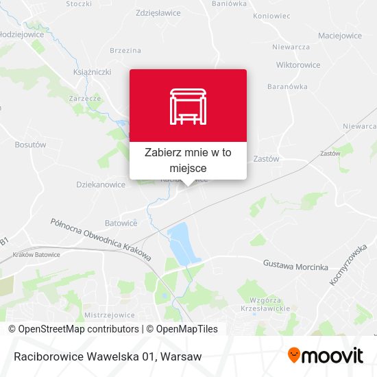 Mapa Raciborowice Wawelska 01