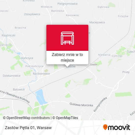 Mapa Zastów Pętla 01