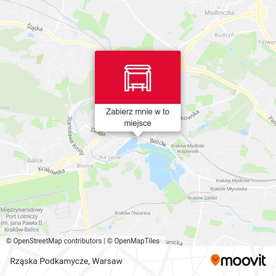 Mapa Rząska Podkamycze